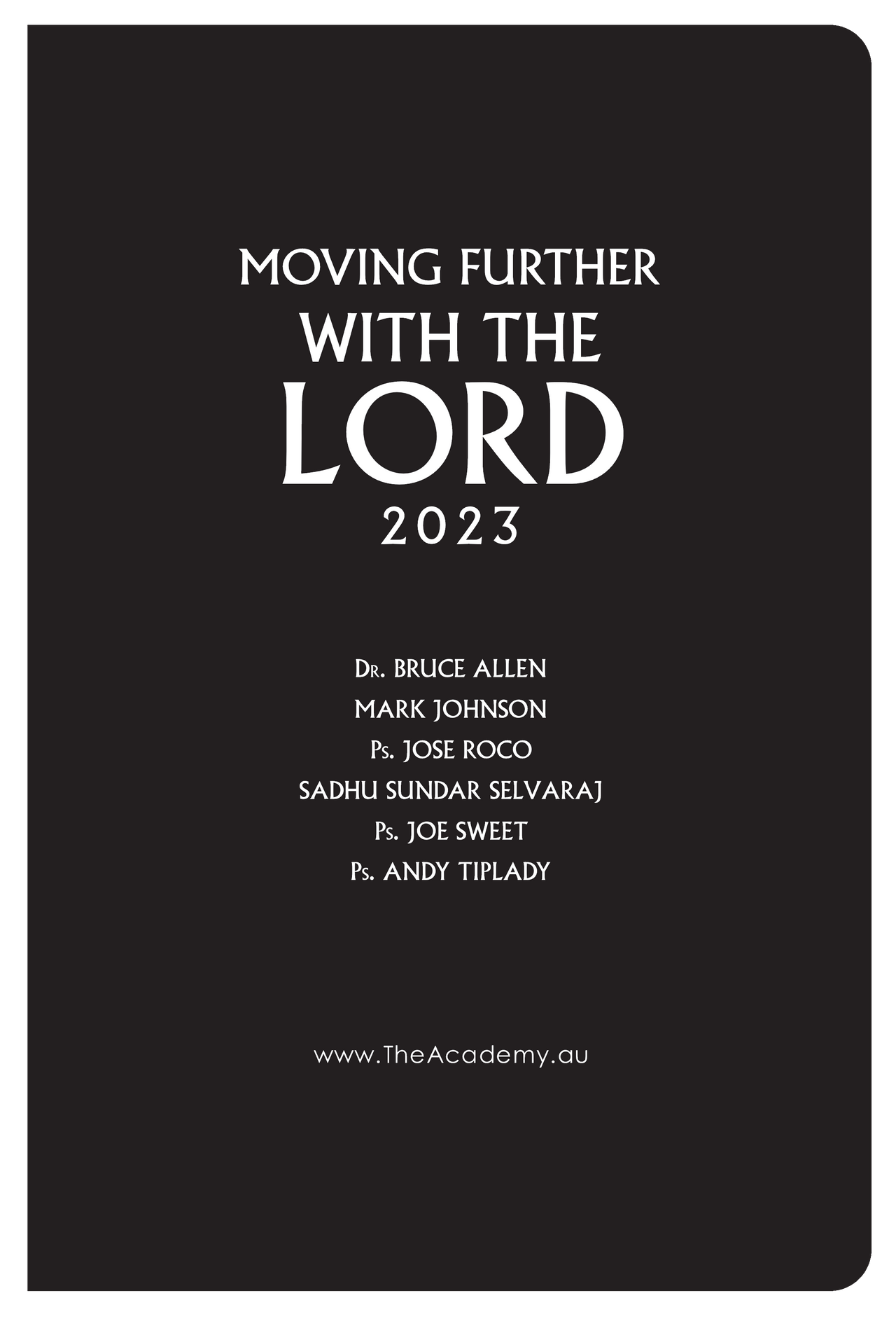 Note Book - Moving Further with the Lord 2023